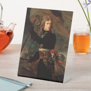 Napoleon Bonapartes Ansprache in der Schlacht bei Sockelschild