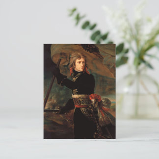 Napoleon Bonapartes Kundgebung in der Schlacht von Postkarte