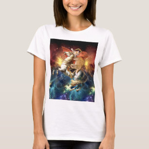 Napoleon Cat im Weltraum T-Shirt