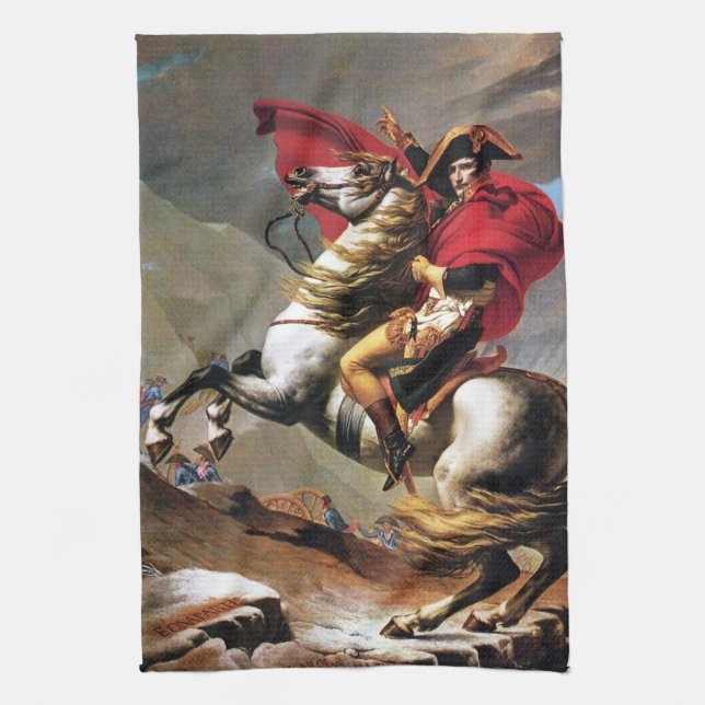 Napoléon croisant la serviette de cuisine d'Alpes (Vertical)