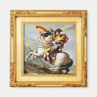 Napoleon Crossing the Alps by  David - Magnet