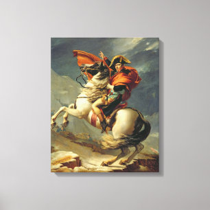 Napoleon, der die Alpen am 20. Mai 1800 überquert Leinwanddruck
