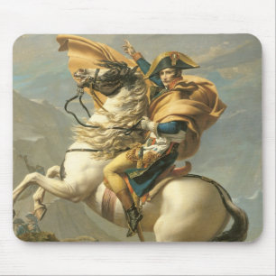 Napoleon, der die Alpen beim Bernhardiner Mousepad