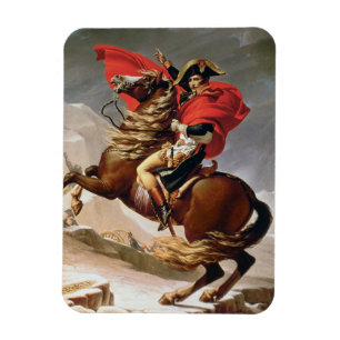 Napoleon, der die Alpen, c.1800 (Öl, überquert a Magnet