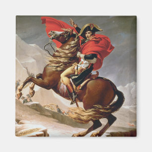 Napoleon, der die Alpen, c.1800 (Öl, überquert a Magnet