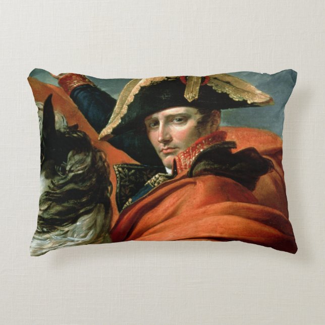 Napoleon, der die Alpen überquert Dekokissen (Vorderseite)