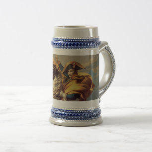 Napoleon, der die Alpen überquert, Jacques-Louis D Bierglas