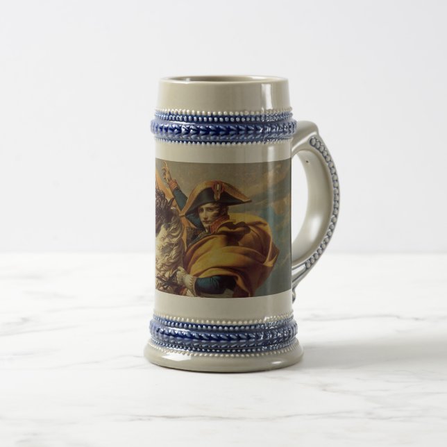 Napoleon, der die Alpen überquert, Jacques-Louis D Bierglas (VorderseiteRechts)