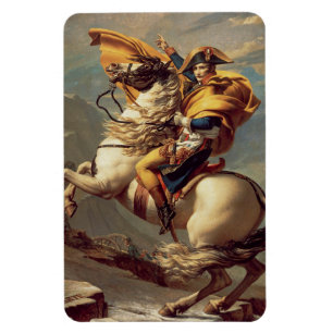 Napoleon, der die Alpen überquert, Jacques-Louis D Magnet