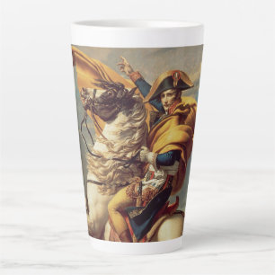 Napoleon, der die Alpen überquert, Jacques-Louis D Milchtasse