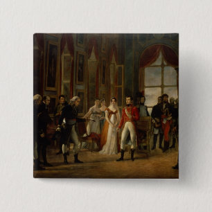 Napoleon, der die Senatoren empfängt Button