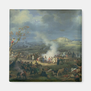Napoleon, der ein Nachtlager besucht Magnet
