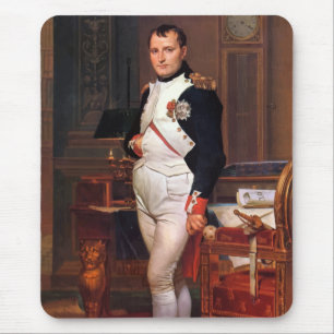 Napoleon, der in seiner Studie aufwirft Mousepad