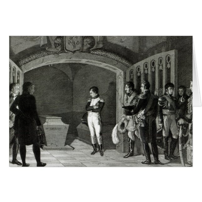 Napoleon, der vor dem Grab meditiert (Vorderseite (Horizontal))