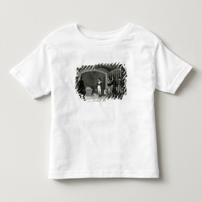 Napoleon, der vor dem Grab meditiert Kleinkind T-shirt (Vorderseite)