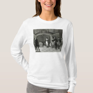 Napoleon, der vor dem Grab meditiert T-Shirt