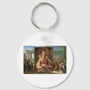 Napoleon "Dummheit Politik" Zitat Geschenke T-Shir Schlüsselanhänger