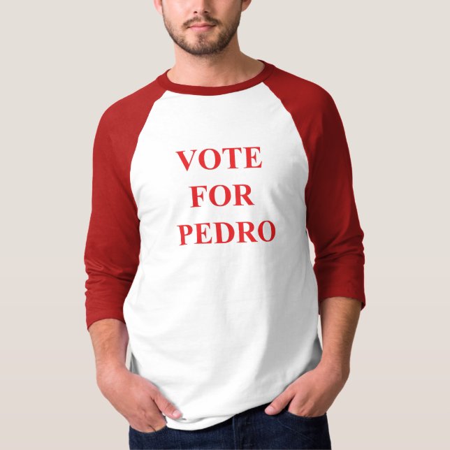Napoleon Dynamite Vote für Pedro T - Shirt (Vorderseite)