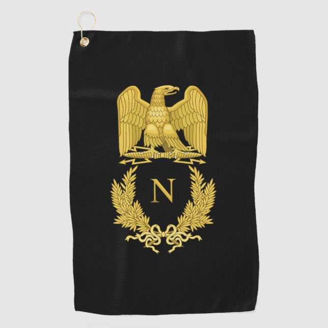 Napoleon Emblem Golfhandtuch (Vorderseite)