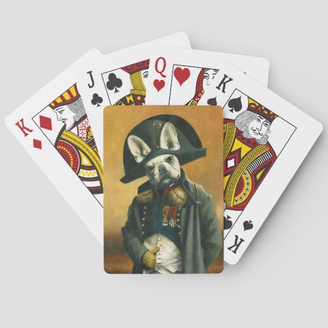Napoleon French Bulldog Spielkarten (Rückseite)