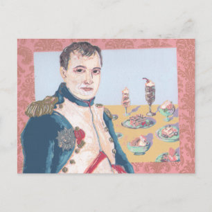 Napoleon French Dessert Original Kunstwerk Postkar Postkarte