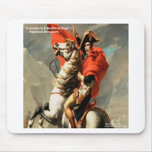 Napoleon & "Führer" Zitat Mousepad