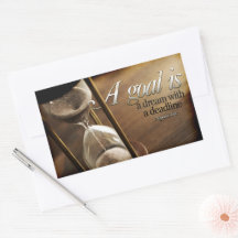 Napoleon Hill Inspiration Zitat "Ein Ziel"