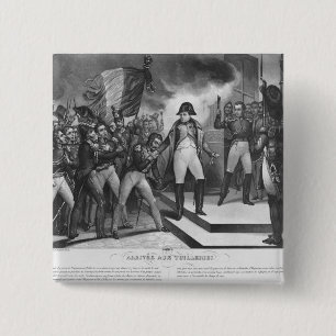 Napoleon I ankommend beim Tuileries Button