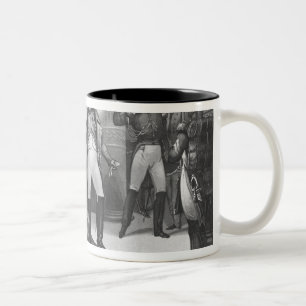 Napoleon I ankommend beim Tuileries Zweifarbige Tasse