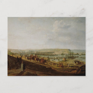 Napoleon I Besuch des Camps in Boulogne Postkarte