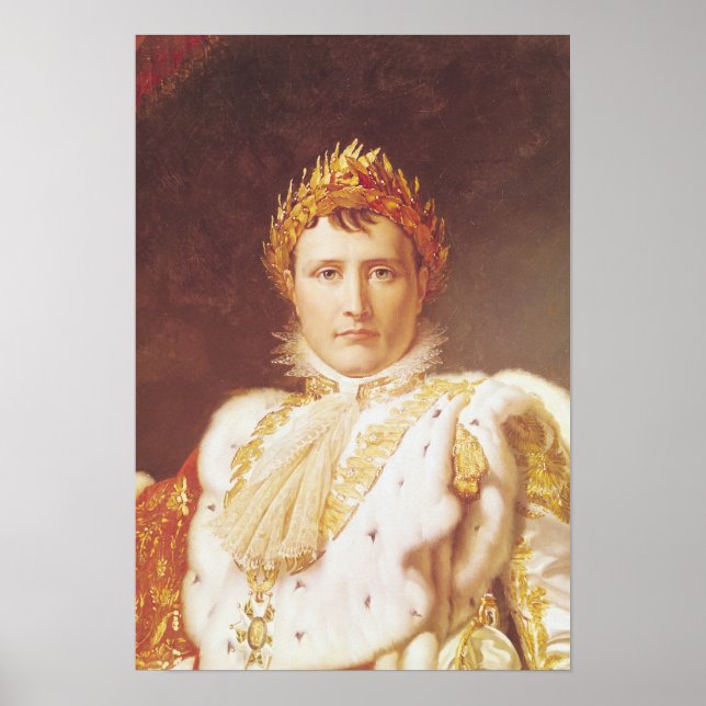 Napoleon I. in Coronation Robes, c.1804 Poster (Vorne)