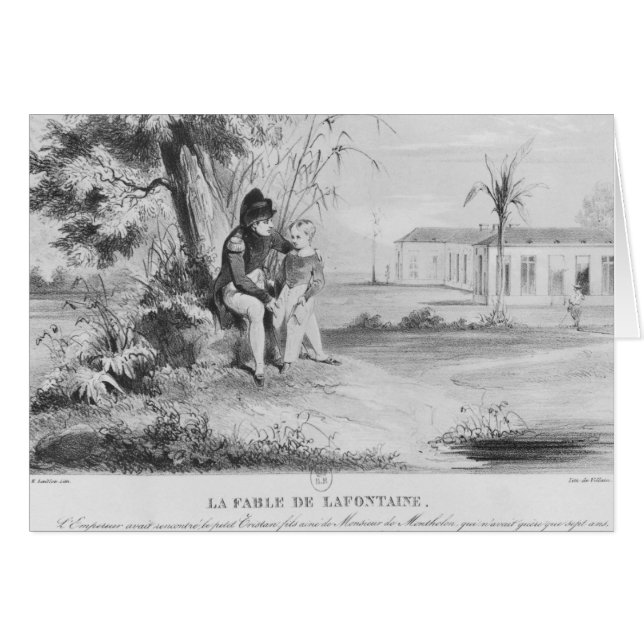 Napoléon I sur l'île de la Ste.Hélène (Devant horizontal)