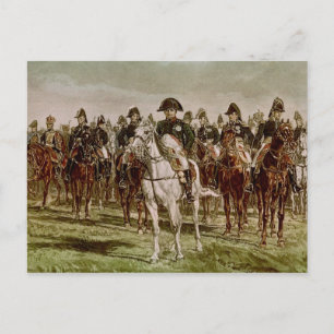 Napoleon I. und sein Personal, c.1860 Postkarte