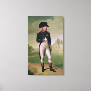Napoleon I vor dem Chateau de Malmaison Leinwanddruck