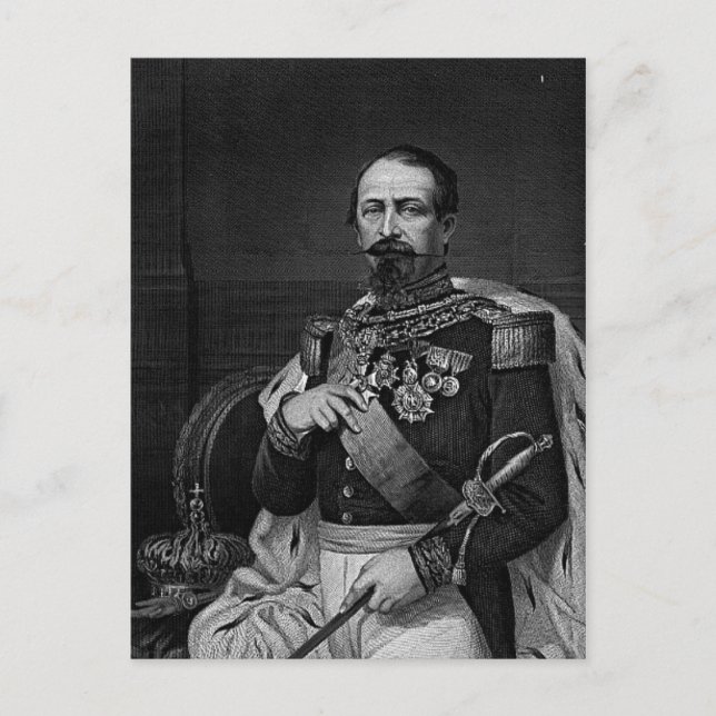 Napoleon III Postkarte (Vorderseite)