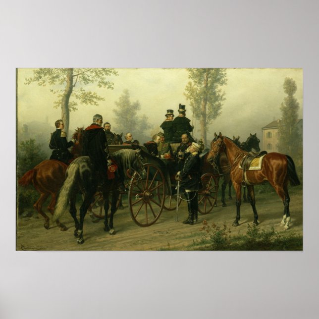 Napoleon III und Bismarck Poster (Vorne)