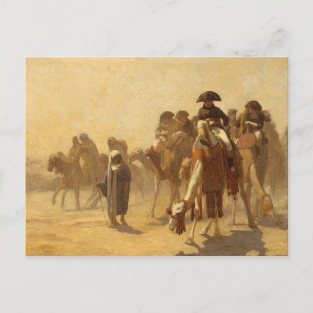 Napoleon in Ägypten Postkarte (Vorderseite)