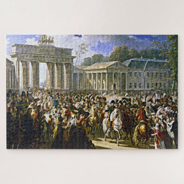 Napoleon in Berlin bei Brandenburger Tor 20x30 (Horizontal)