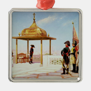 Napoleon in Kairo, 1798 Silbernes Ornament