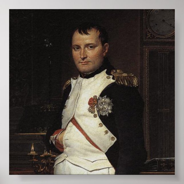 Napoleon in seiner Studie von Jacques Louis David Poster (Vorne)