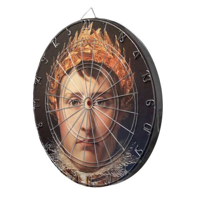 Napoleon Laurel-Wreath Crowned Hero Dartboard Dartscheibe (Vorderseite rechts)