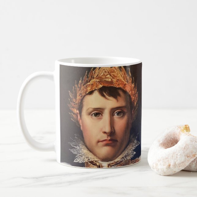 Napoleon Laurel-Wreath Crowned Hero Kaffeetasse (Mit Donut)