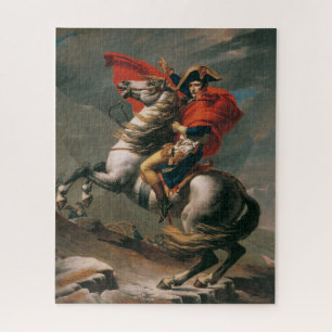 Napoleon mit Pferd, Schlacht am Sankt Bernhardpass