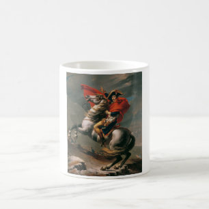 Napoleon mit Pferd, Schlacht am Sankt Bernhardpass Kaffeetasse