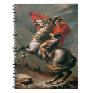 Napoleon mit Pferd, Schlacht am Sankt Bernhardpass Notizblock