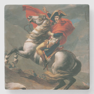 Napoleon mit Pferd, Schlacht am Sankt Bernhardpass Steinuntersetzer