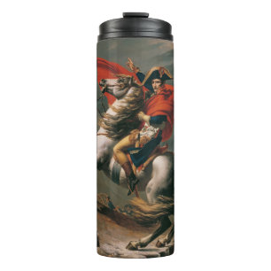 Napoleon mit Pferd, Schlacht am Sankt Bernhardpass Thermosbecher