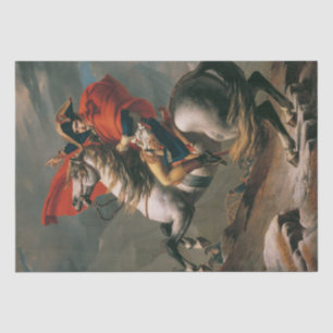 Napoleon mit Pferd, Schlacht am St. Bernard-Pass Seidenpapier