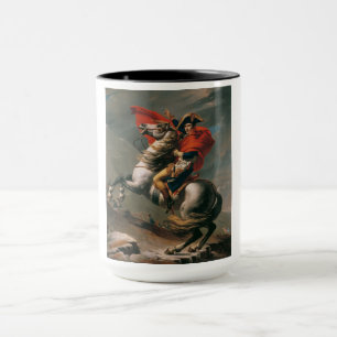 Napoleon mit Pferd, Schlacht am St. Bernard-Pass Tasse