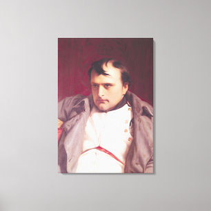 Napoleon nach seiner Abdankung Leinwanddruck